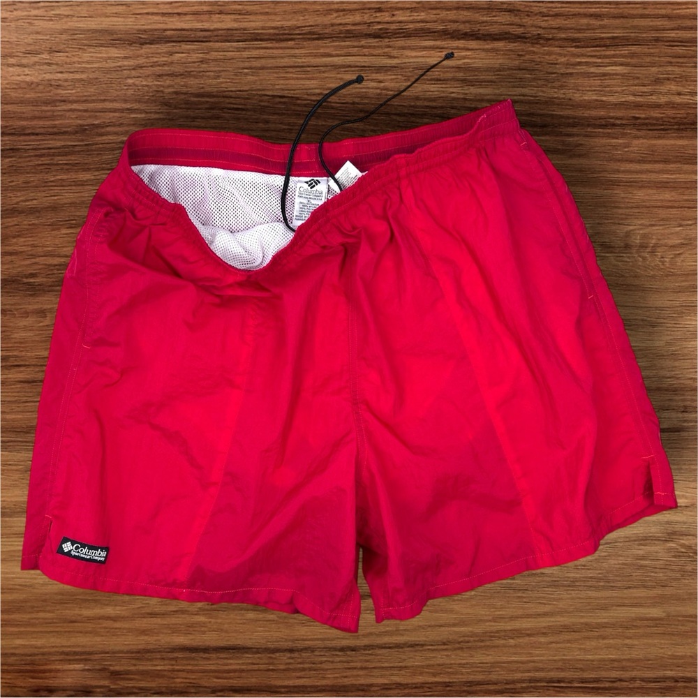 Columbia Sportswear Men’s Red 5” Swim Trunks. XL